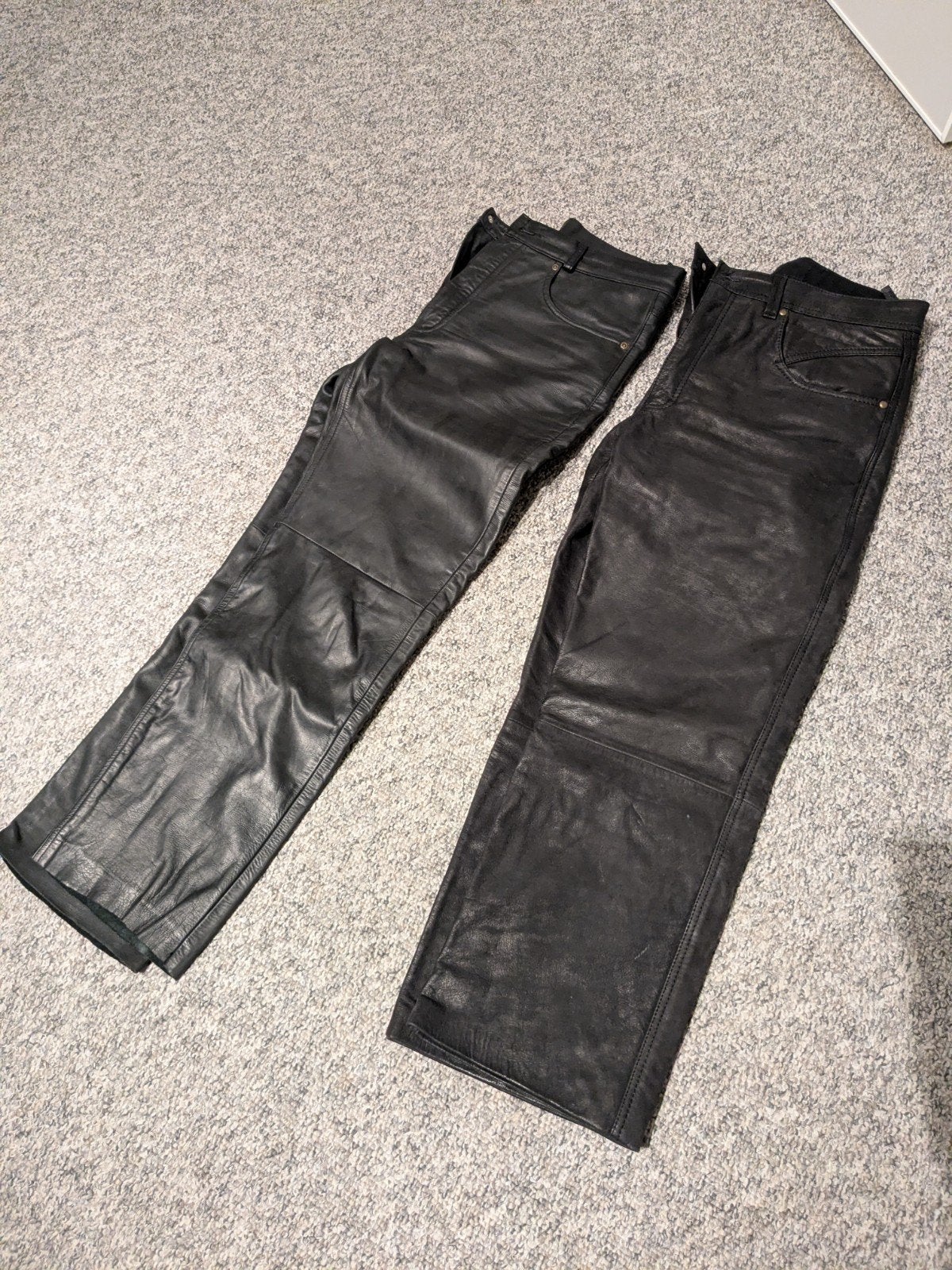 Dames lederen motorbroeken zwart, Ophalen of Verzenden, Nieuw zonder kaartje, Dames, Broek | leer