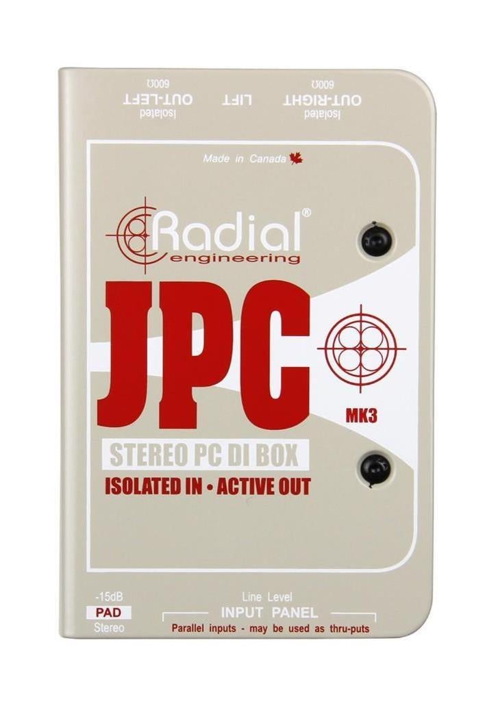 Radial JPC actieve stereo DI box voor laptops en computers, ., Overige typen, Nieuw, Ophalen of Verzenden