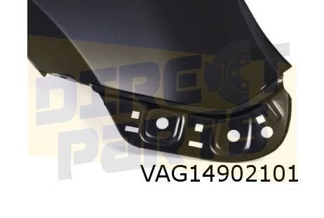 Volkswagen Golf VI (11/08-11/12) Voorscherm Links Origineel!, -, -, Nieuw, Spatbord