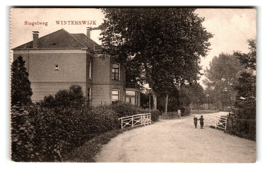 Winterswijk, Singelweg, Verzamelen, Ophalen of Verzenden, 1920 tot 1940, Ongelopen, Gelderland