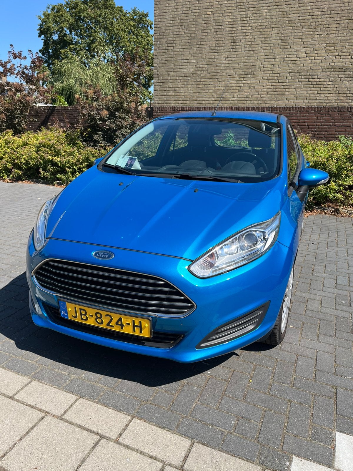 Ford Fiësta 1.0 48KW/65PK 5D 2016 Blauw, Auto's, 40 €/maand, 525 kg, Blauw, 23 km/l