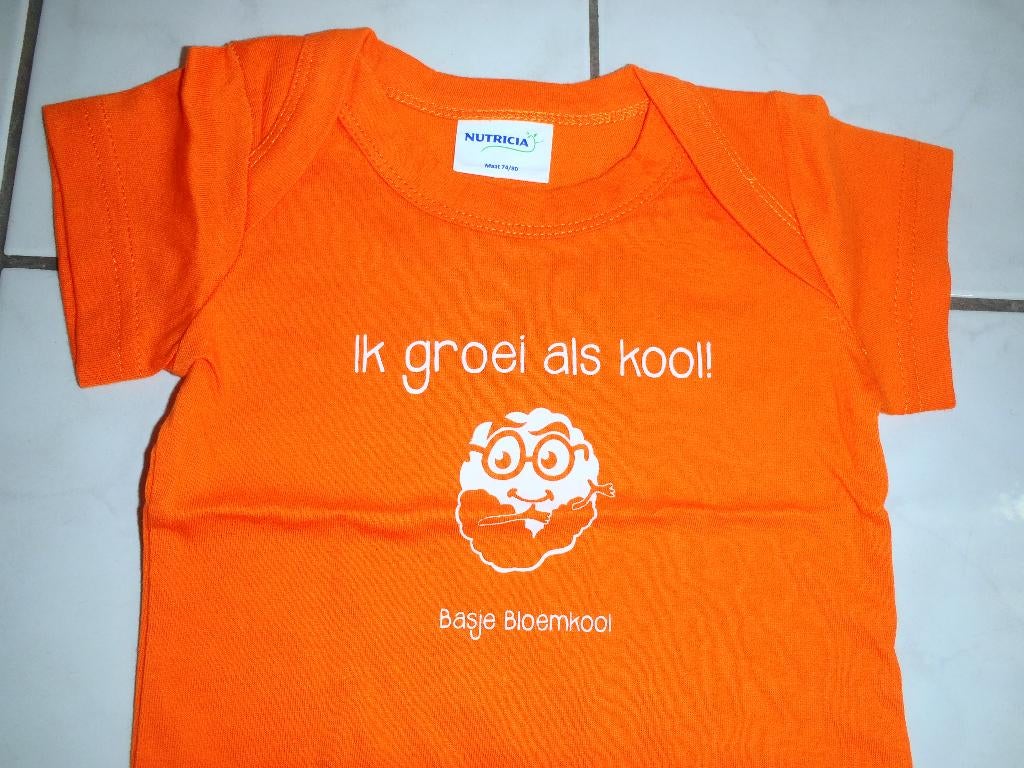 Leuk babyshirt maat 74-80, Ophalen of Verzenden, Nieuw, Jongetje of Meisje, Shirtje of Longsleeve
