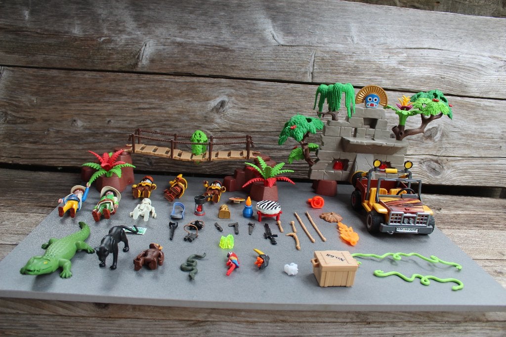 Playmobil 3097 Avontuur Jungle, Kinderen en Baby's, Ophalen of Verzenden, Zo goed als nieuw, Complete set