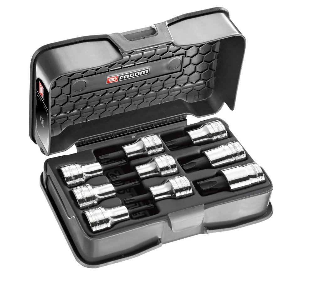 Facom AMEX.3APB 9 Delige Torx Dopsleutelset 1/2", Niet ingevuld, Niet ingevuld, Niet ingevuld