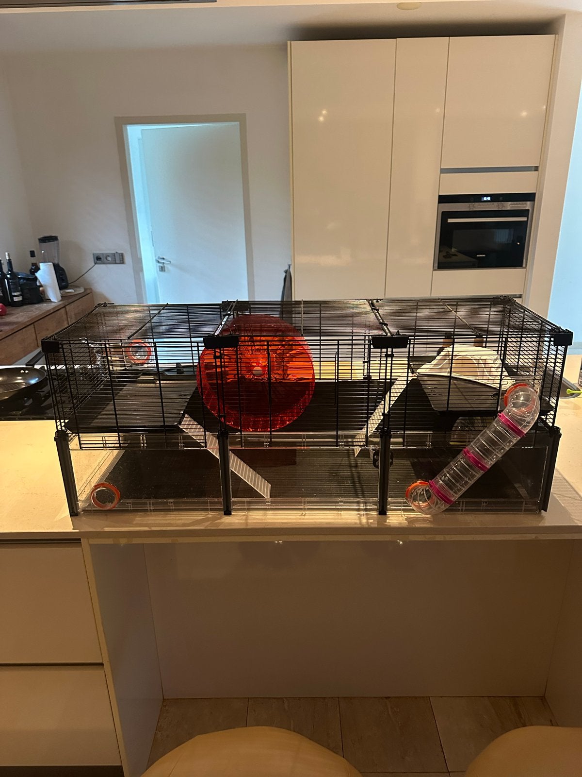 Hamster kooi, Kooi, Minder dan 75 cm, Zo goed als nieuw, Hamster