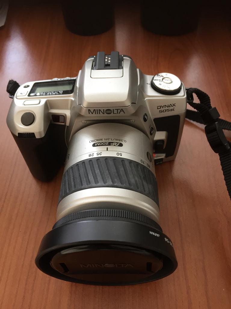 Minolta Dynax 505 SI. Weinig gebruikt., Audio, Tv en Foto, Fotocamera's Analoog, Ophalen, Zo goed als nieuw, Spiegelreflex, Minolta