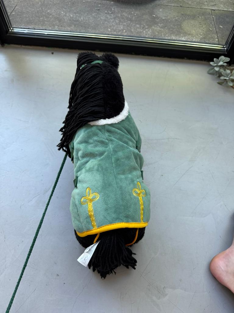 Groene dekenset delux crafty ponies, Ophalen of Verzenden, Zo goed als nieuw