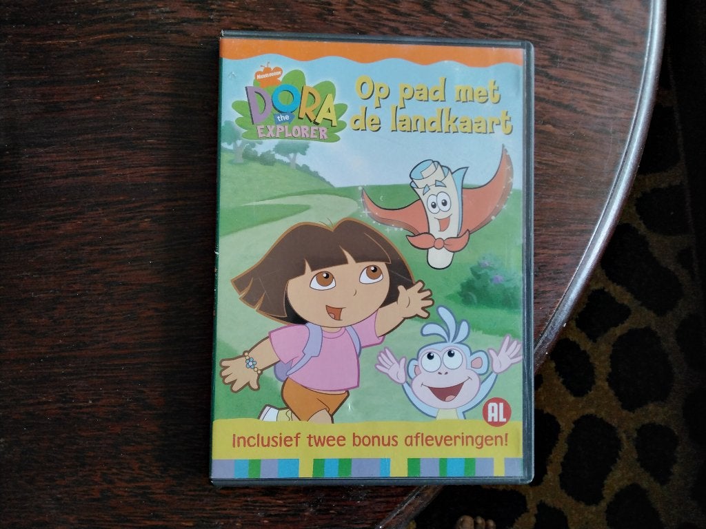 Dora op pad met de landkaart, origineel, Avontuur, Alle leeftijden, Ophalen of Verzenden, Zo goed als nieuw