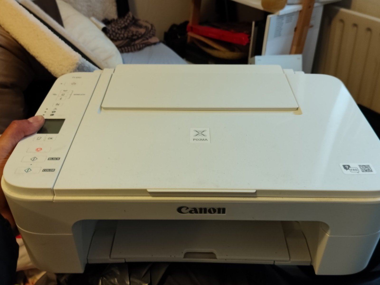 Canon Pixma TS3351 All-in-One Printer (zonder stroomkabel), Computers en Software, Printers, Kleur printen, Gebruikt, Canon, Inkjetprinter