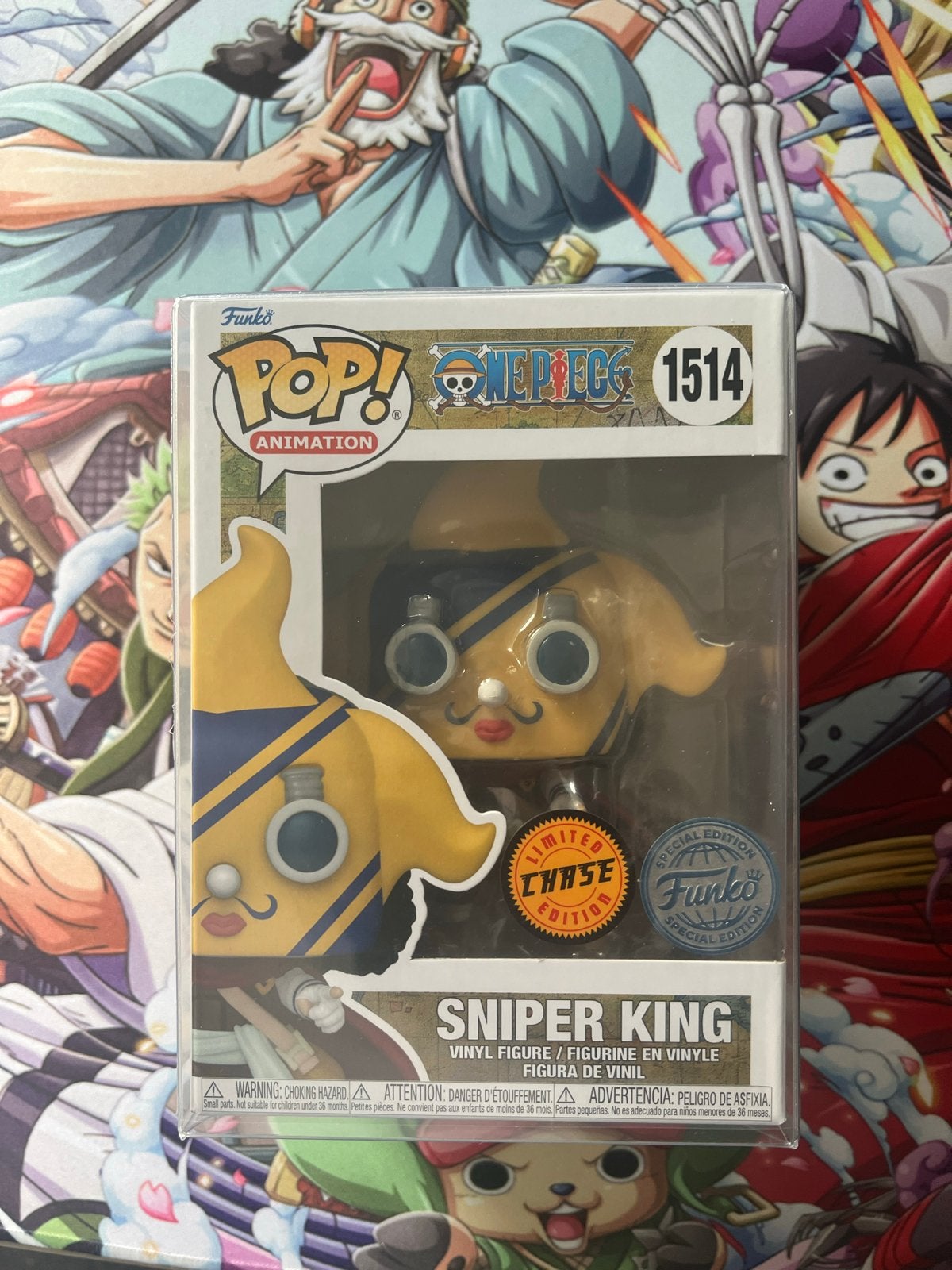 Funko Pop! One Piece Sniper King 1514 Chase Special Edition, Ophalen of Verzenden, Nieuw