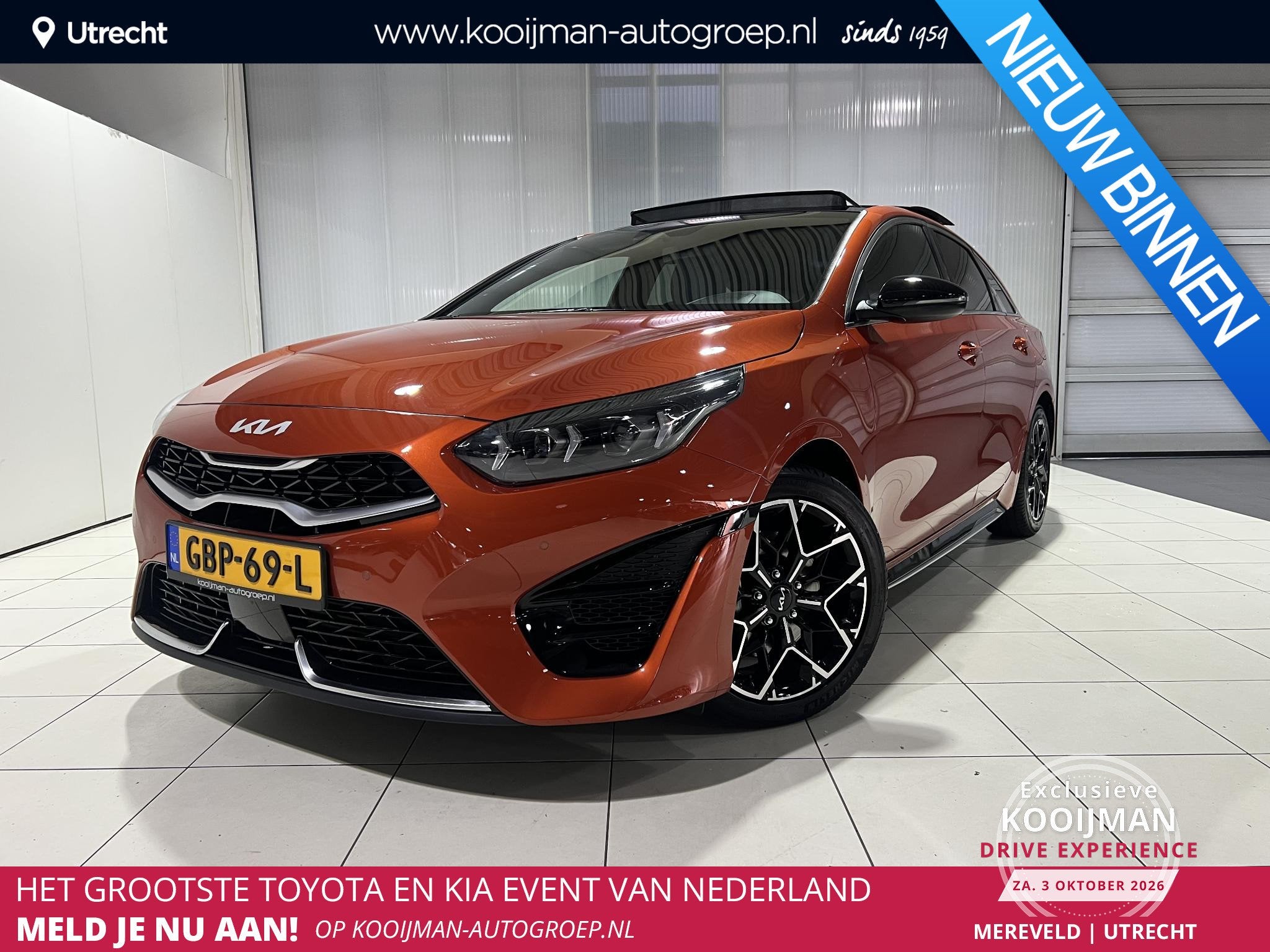 Kia ProCeed 1.5 T-GDi GT-Line AUTOMAAT, Schuifdak, Apple Car