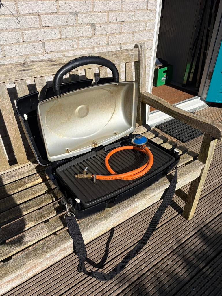 Draagbare Tristar gas barbeque, Ophalen, Gebruikt