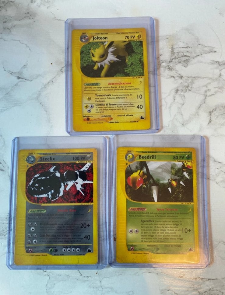 Beedrill 5 steelix 31 jolteon 13 Skyridge, Ophalen of Verzenden, Zo goed als nieuw