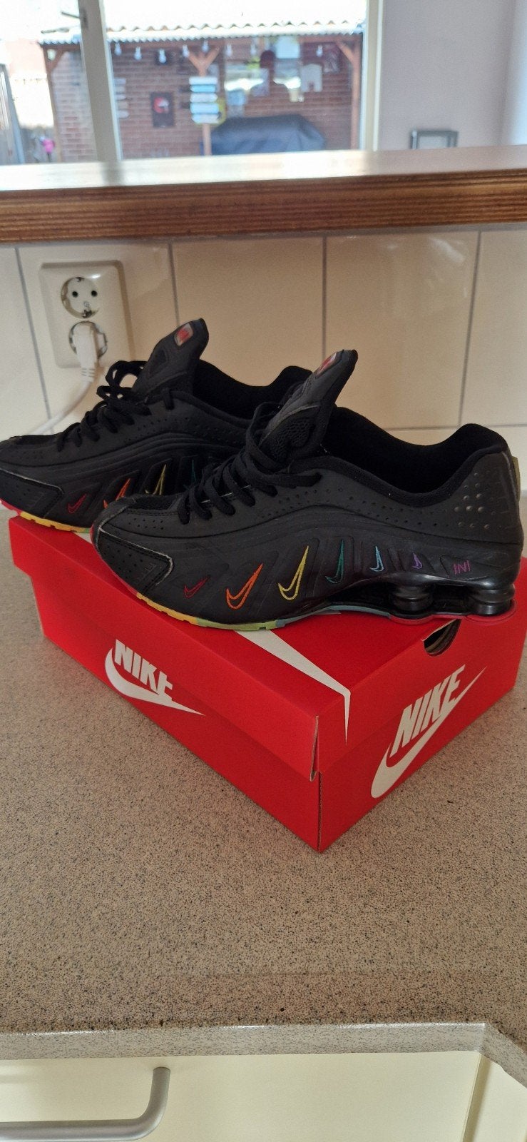 nike shox maat 43, Verzenden, Zwart, Nike, Sneakers of Gympen