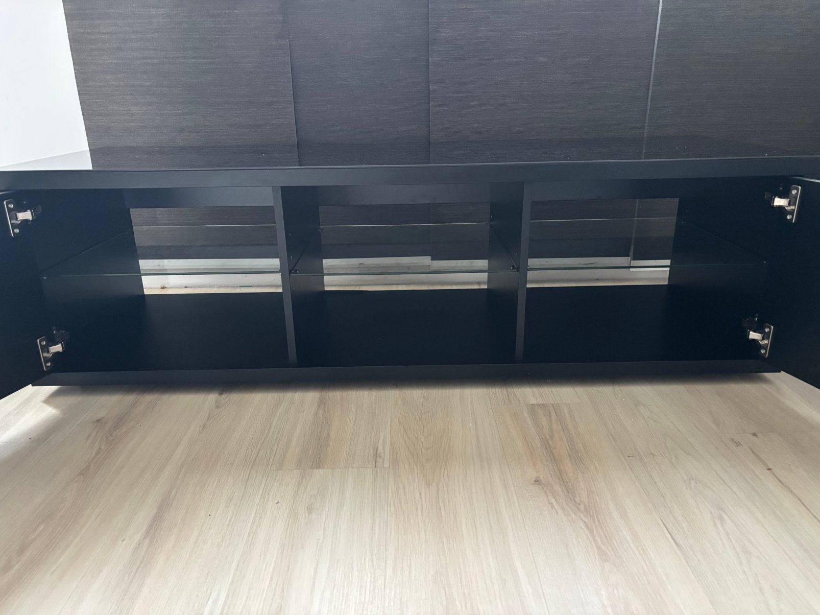 Just racks tv meubel, Ophalen, 150 tot 200 cm, Zo goed als nieuw, Minder dan 100 cm