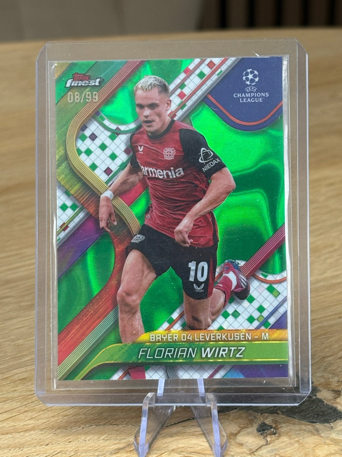 Florian Wirtz Topps Finest Champions League Kaart 08/99, Ophalen of Verzenden, Zo goed als nieuw, Buitenlandse clubs, Spelerskaart