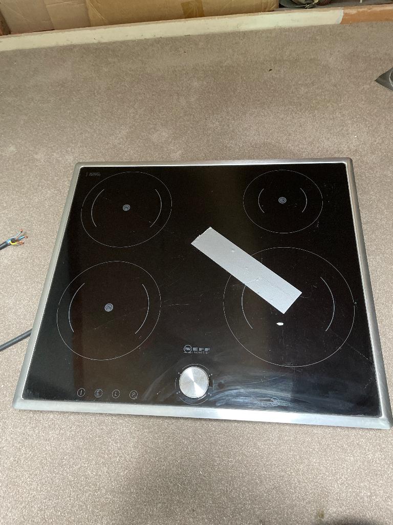 Inductiekookplaat  neff, Witgoed en Apparatuur, Kookplaten, Ophalen, Gebruikt, 4 kookzones, Inductie