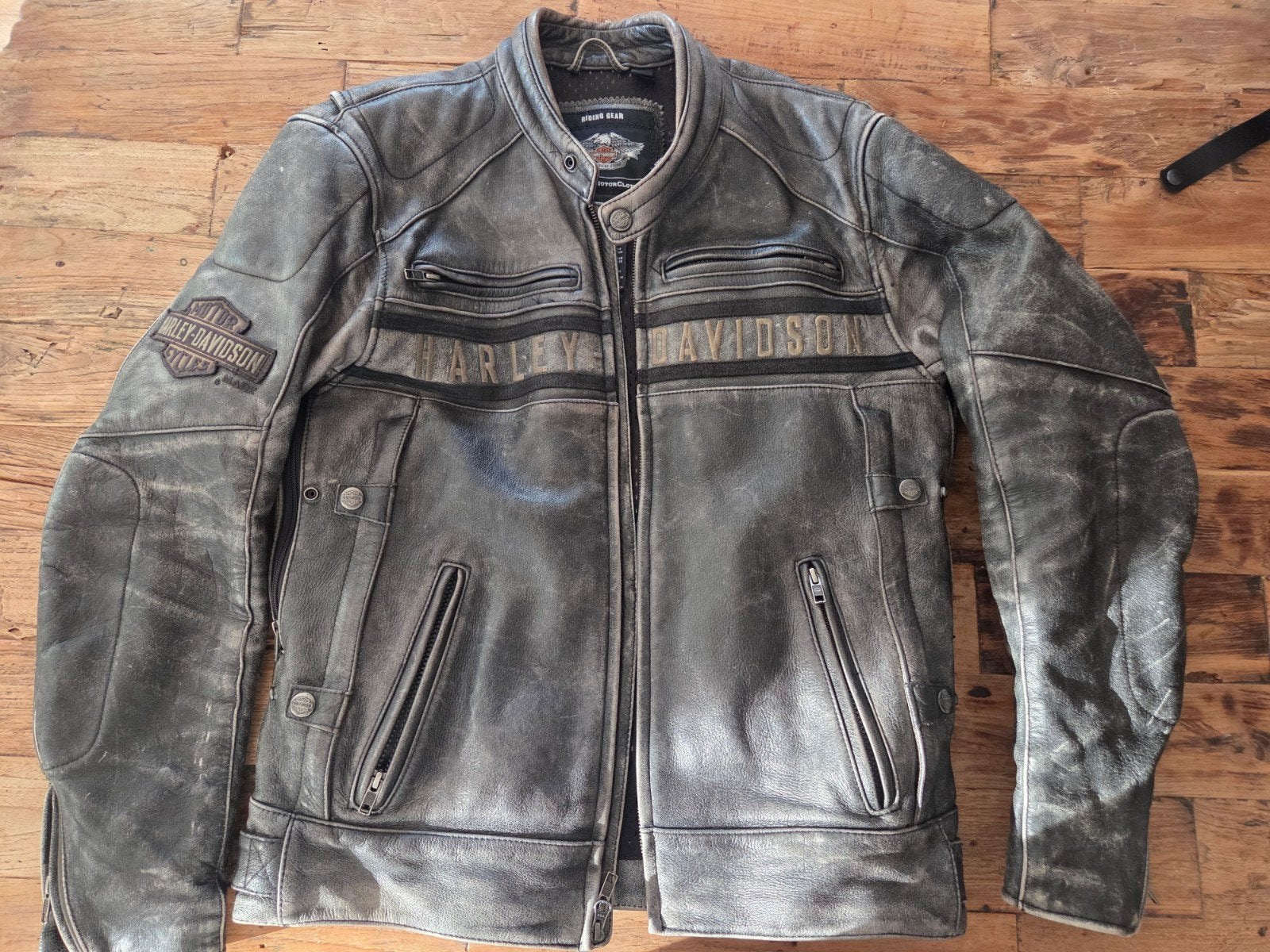 Originele Harley Davidson leren jas, maat M, Heren, Jas | leer, Harley Davidson, Ophalen of Verzenden
