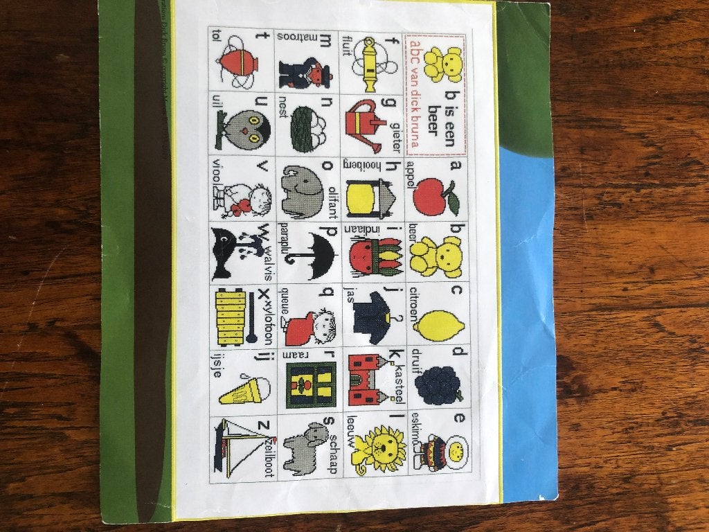 Borduurpatroon Dick Bruna, Ophalen of Verzenden, Gebruikt, Handborduren, Patroon