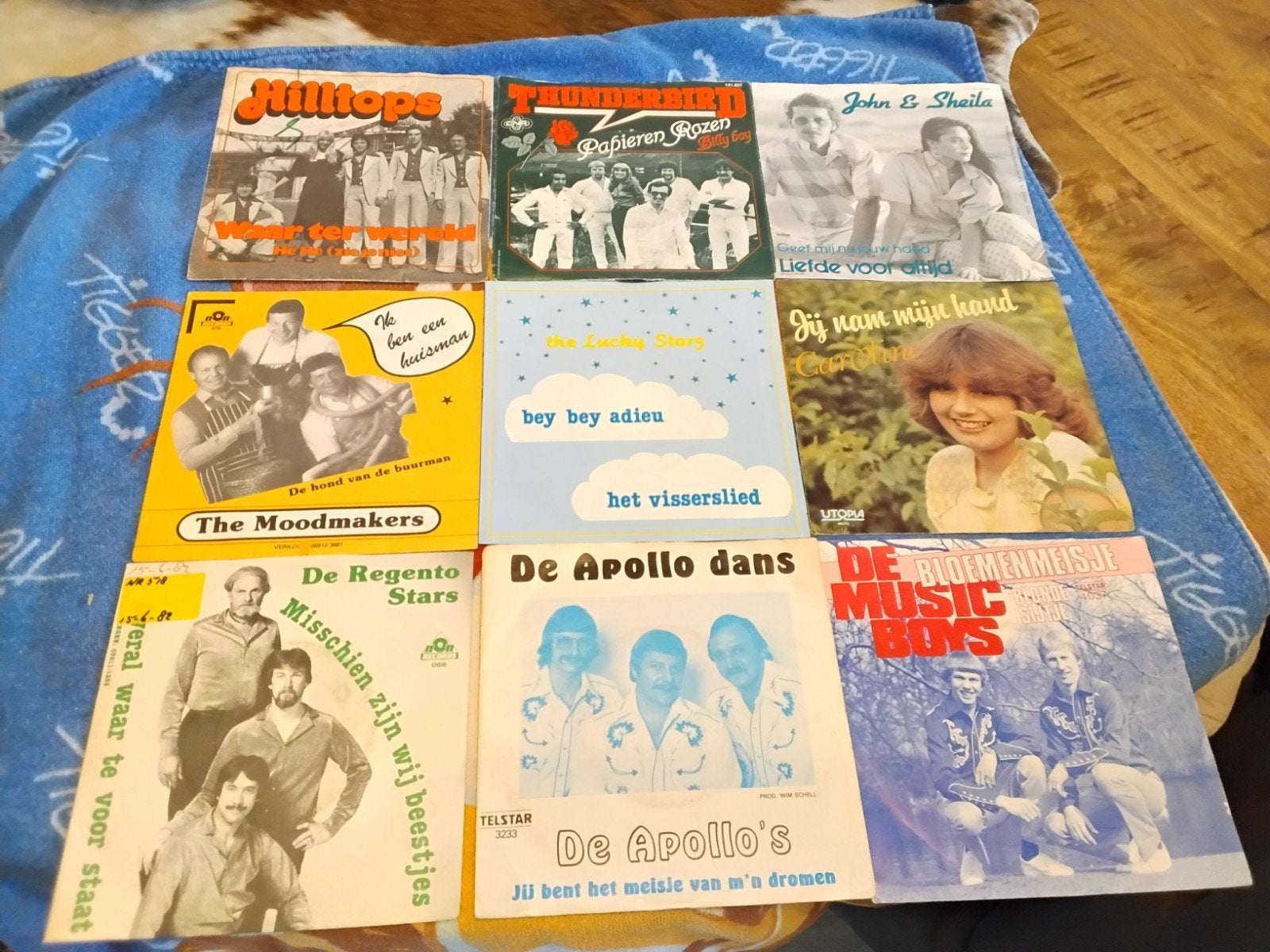 Singles vinyl piraat 9 stuks, Ophalen of Verzenden, Gebruikt, Overige formaten, Levenslied of Smartlap