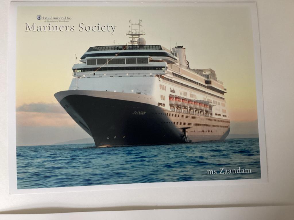 Mooie foto van de ms Zaandam van de Holland Amerika Lijn, Ophalen of Verzenden, Nieuw
