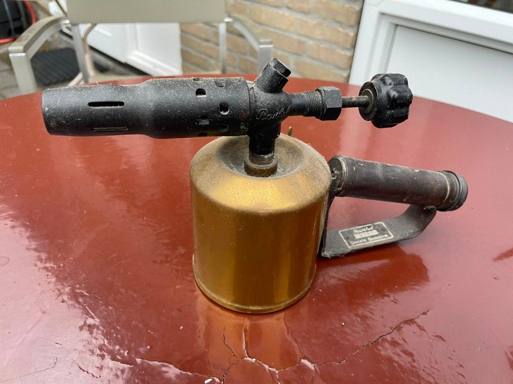 Vintage Messing Soldeerbrander G. Barthel 0181, Ophalen of Verzenden