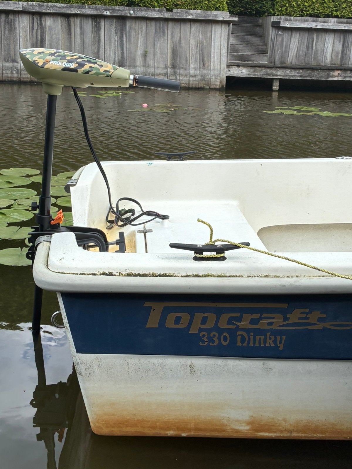 Sloep Topcraft 330 Dinky met elektrische buitenboordmotor, Ophalen, Overige motortypen, Gebruikt, Sloep