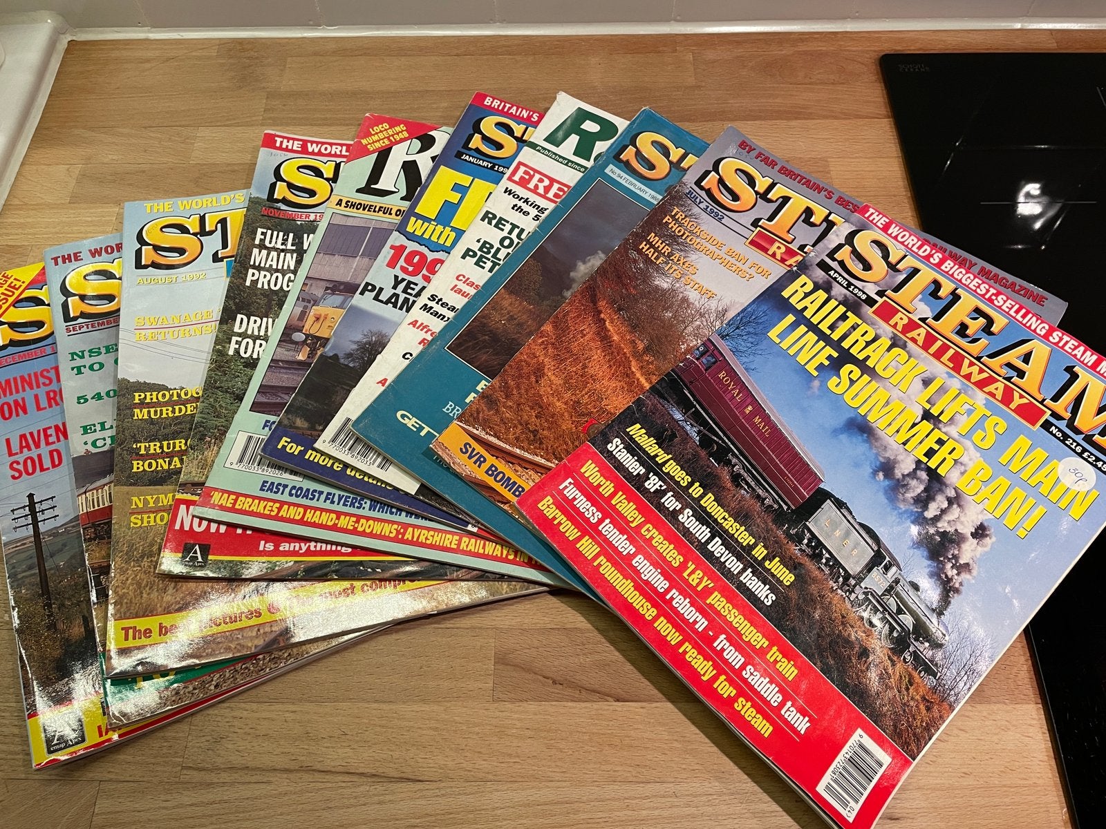 Stoomtrein magazine steam railway 10 stuks, Boeken, Ophalen of Verzenden, Gelezen