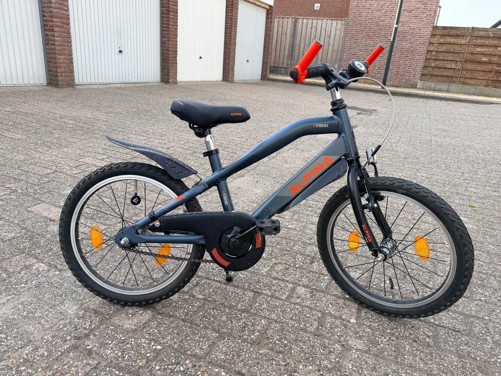 Zeer nette Alpina Trial jongensfiets 18 inch, Ophalen, Zo goed als nieuw, Staal