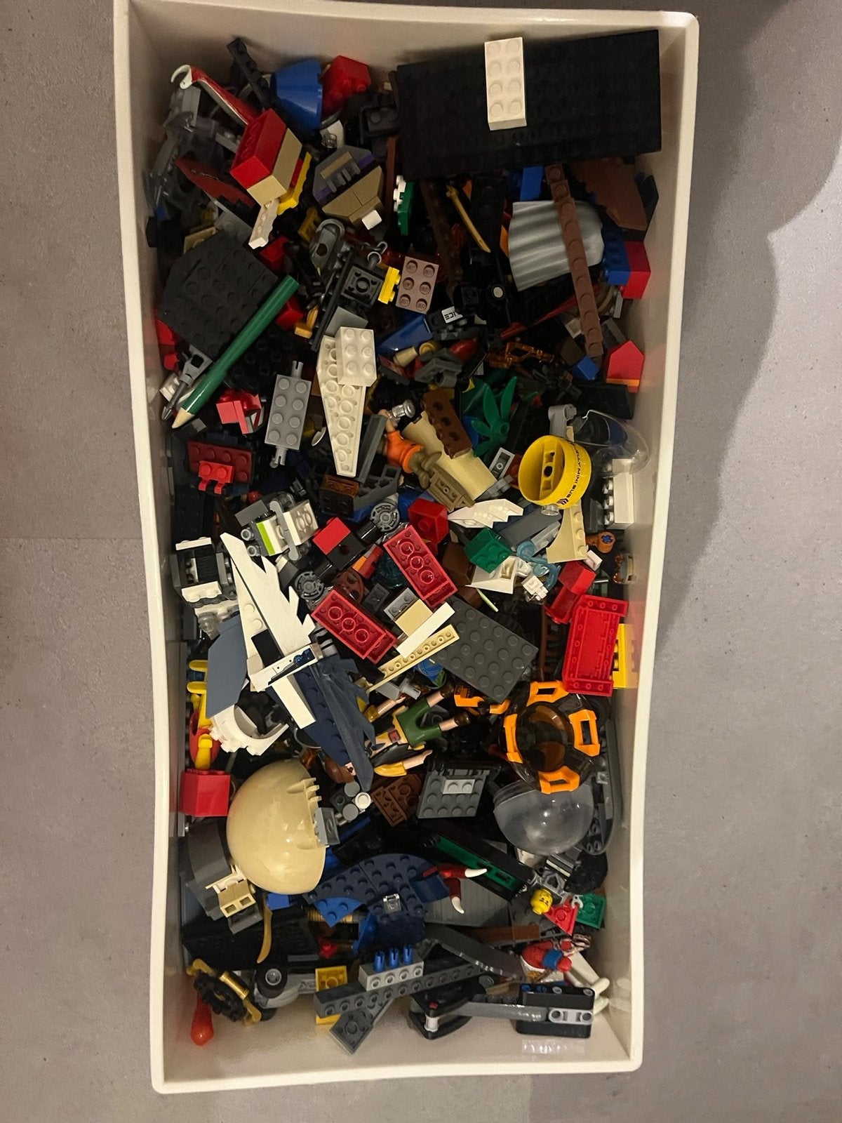 Grote doos vol diverse Lego 5 kilo in totaal., Kinderen en Baby's, Ophalen, Inclusief minifiguren, Gebruikt, Lego