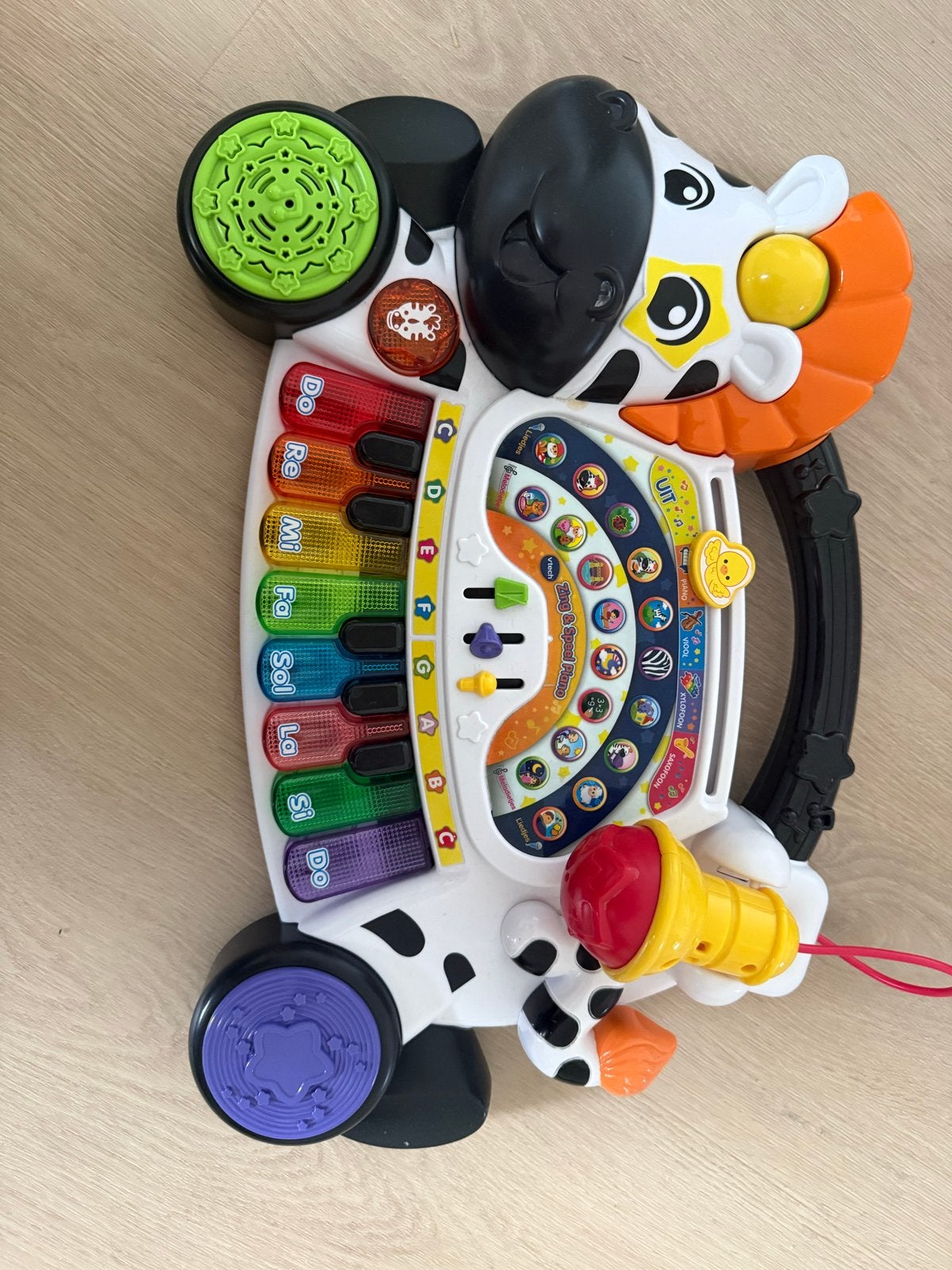 VTech Zebra Piano: Muzikaal Speelgoed met Licht en Geluid, Kinderen en Baby's, Speelgoed | Babyspeelgoed, Ophalen of Verzenden