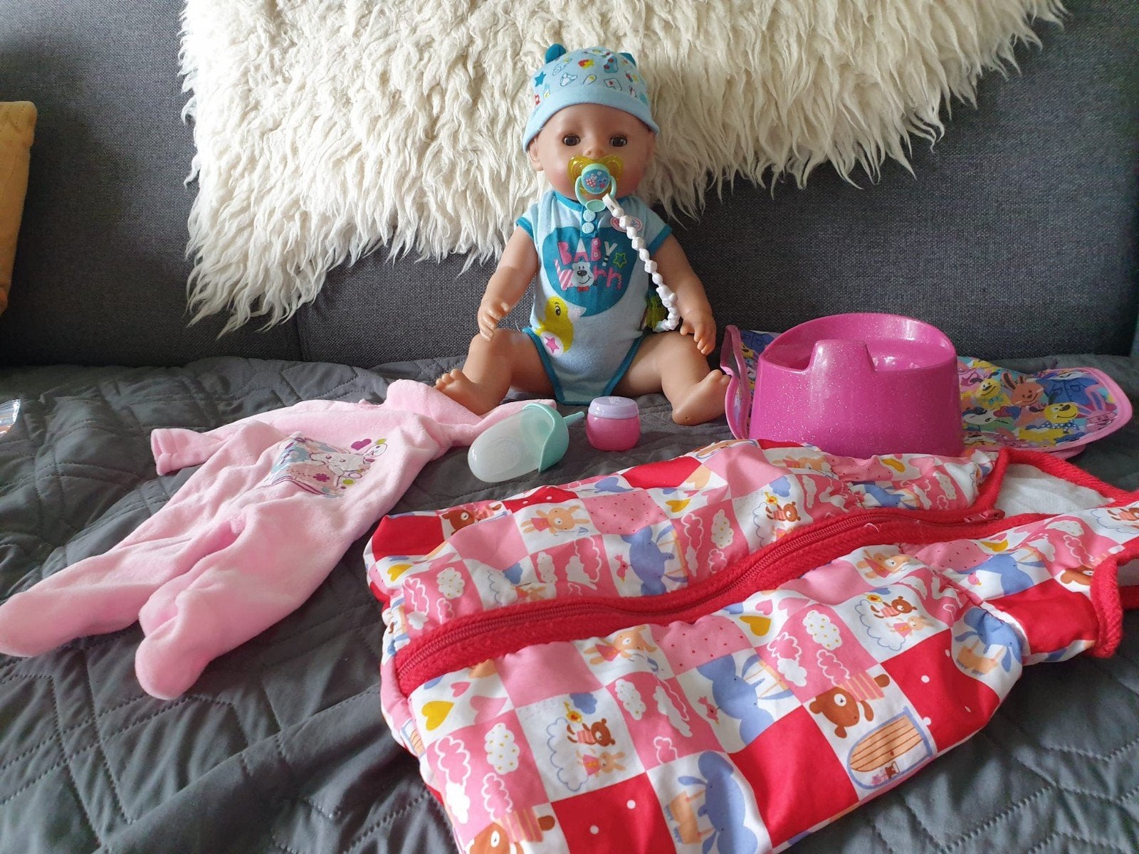 baby born, jongen  met vele extra's!, Ophalen, Minder dan 140 cm, Minder dan 70 cm