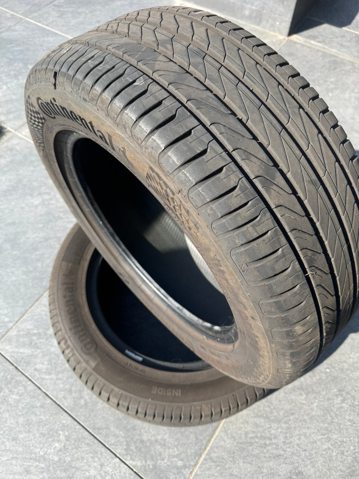 2 zgan banden Continental Ultra 215/55R16, Ophalen