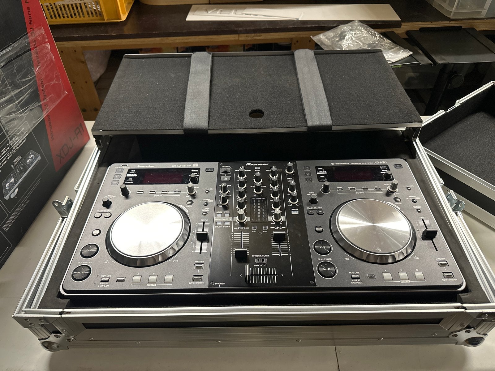 Pioneer XDJ-R1 DJ-set met flightcase, Ophalen of Verzenden, Gebruikt, Dj-set, Pioneer