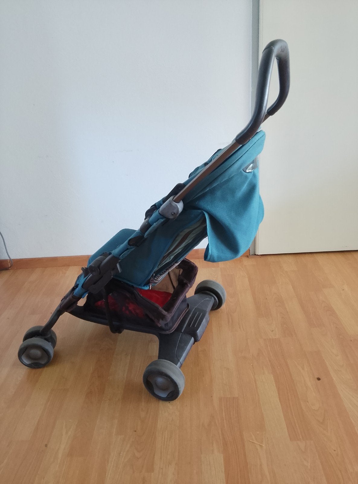 Nuna Pepp Luxx buggy - Turquoise, Kinderen en Baby's, Ophalen of Verzenden, Gebruikt, Overige merken, Verstelbare rugleuning