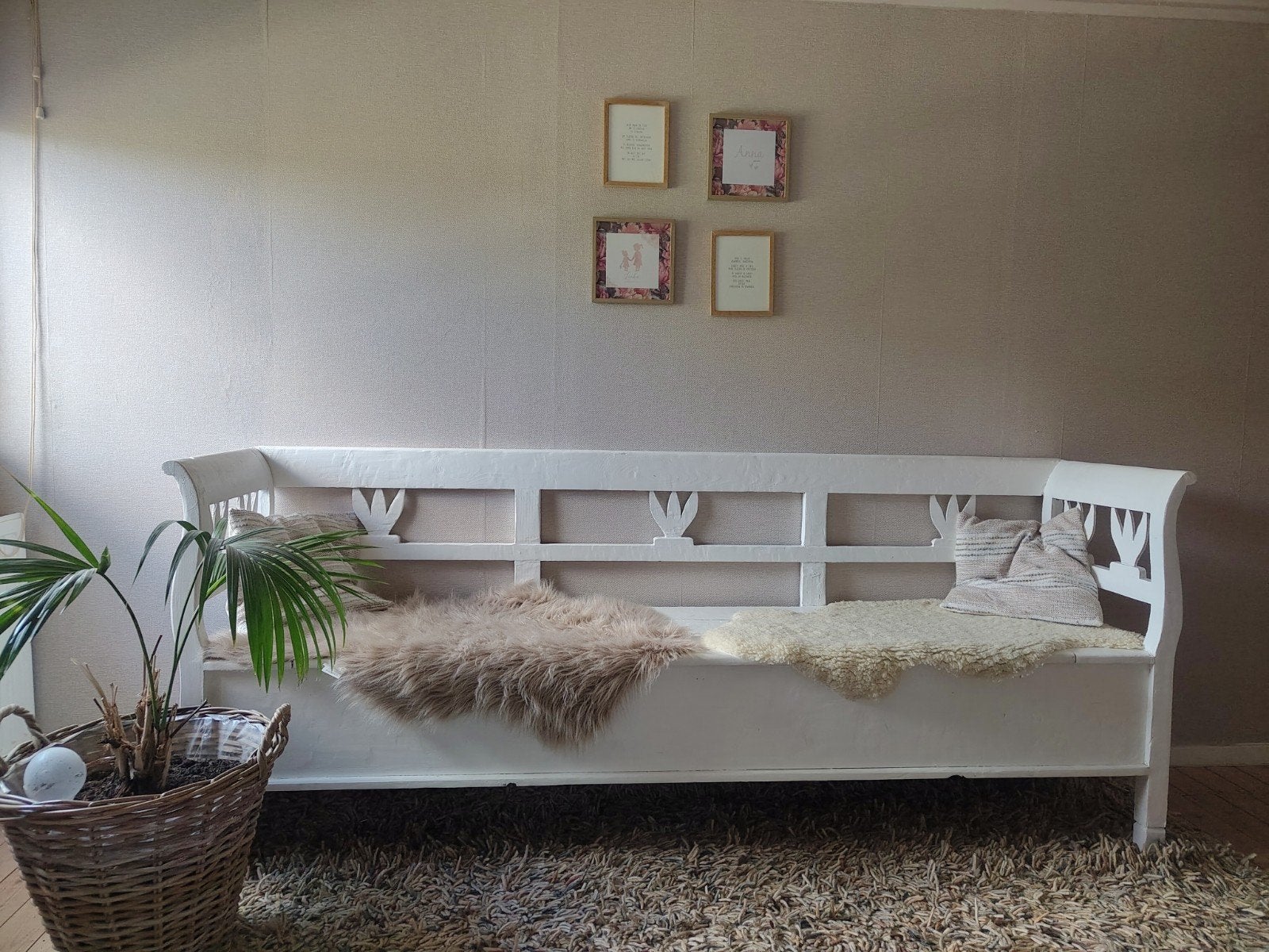 Prachtige antieke klepbank - 220x51x89 cm, Ophalen