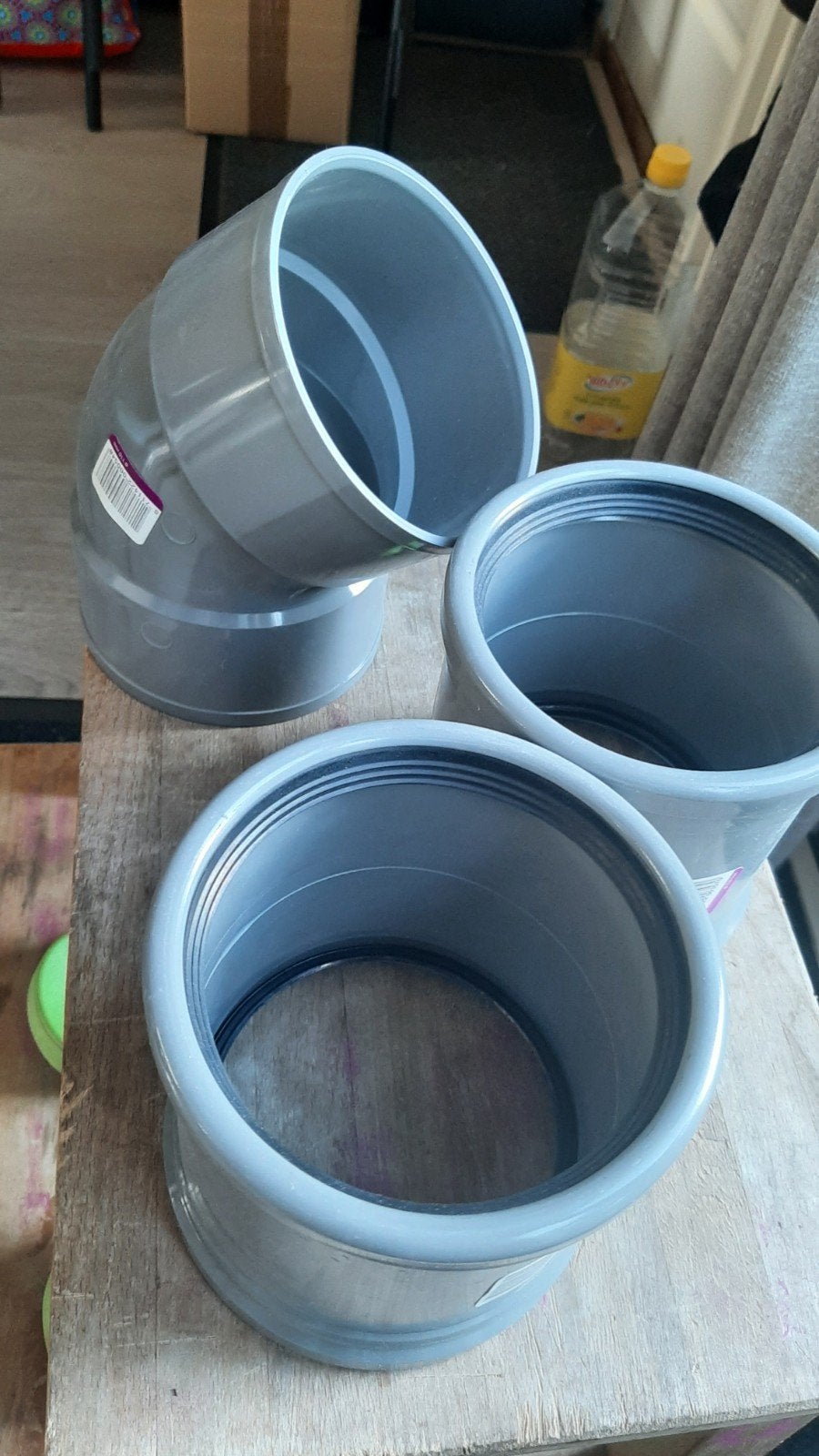 PVC afvoerbuizen en bocht voor toilet/riolering, Ophalen, Nieuw, Toilet