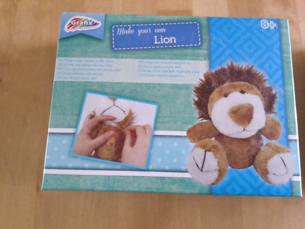 Hobby leeuwtje pakket, Ophalen of Verzenden, Nieuw, Dieren, Knutselset