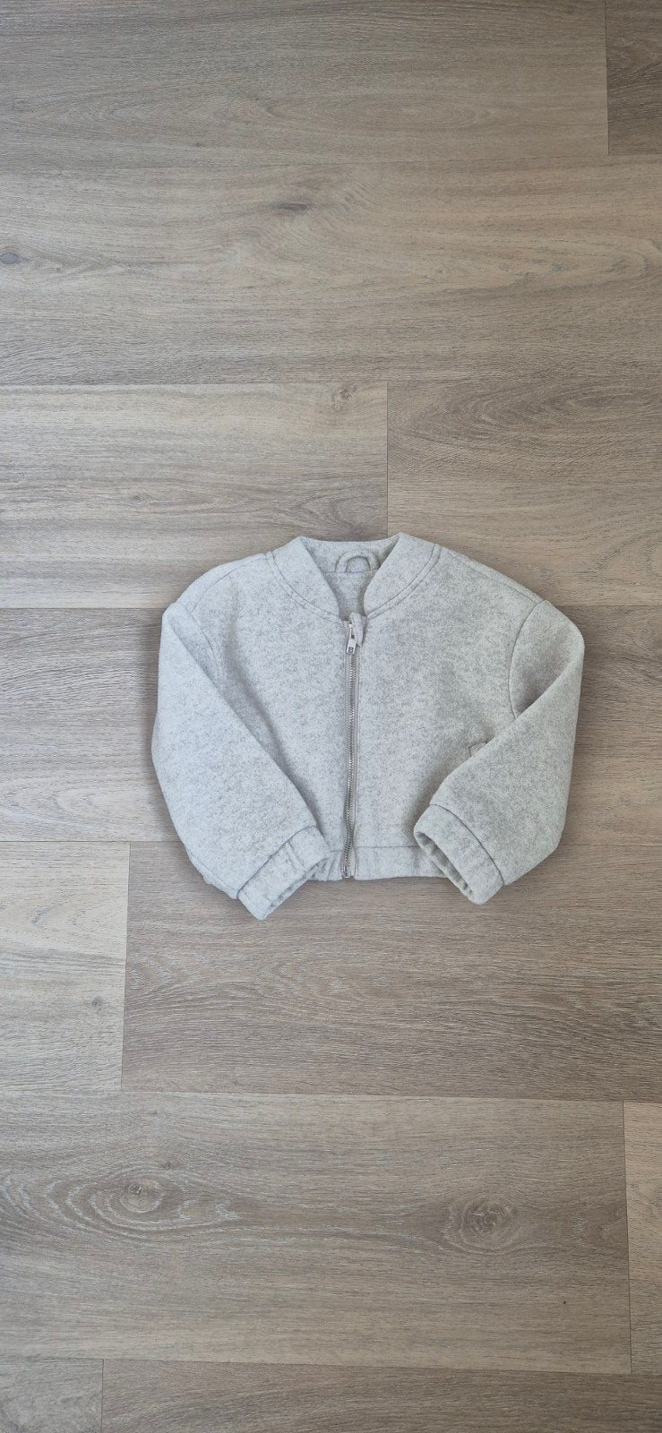 beige/creme bomber tussenjasje, zeeman, maat 92, Zeeman, Meisje, Ophalen of Verzenden, Zo goed als nieuw