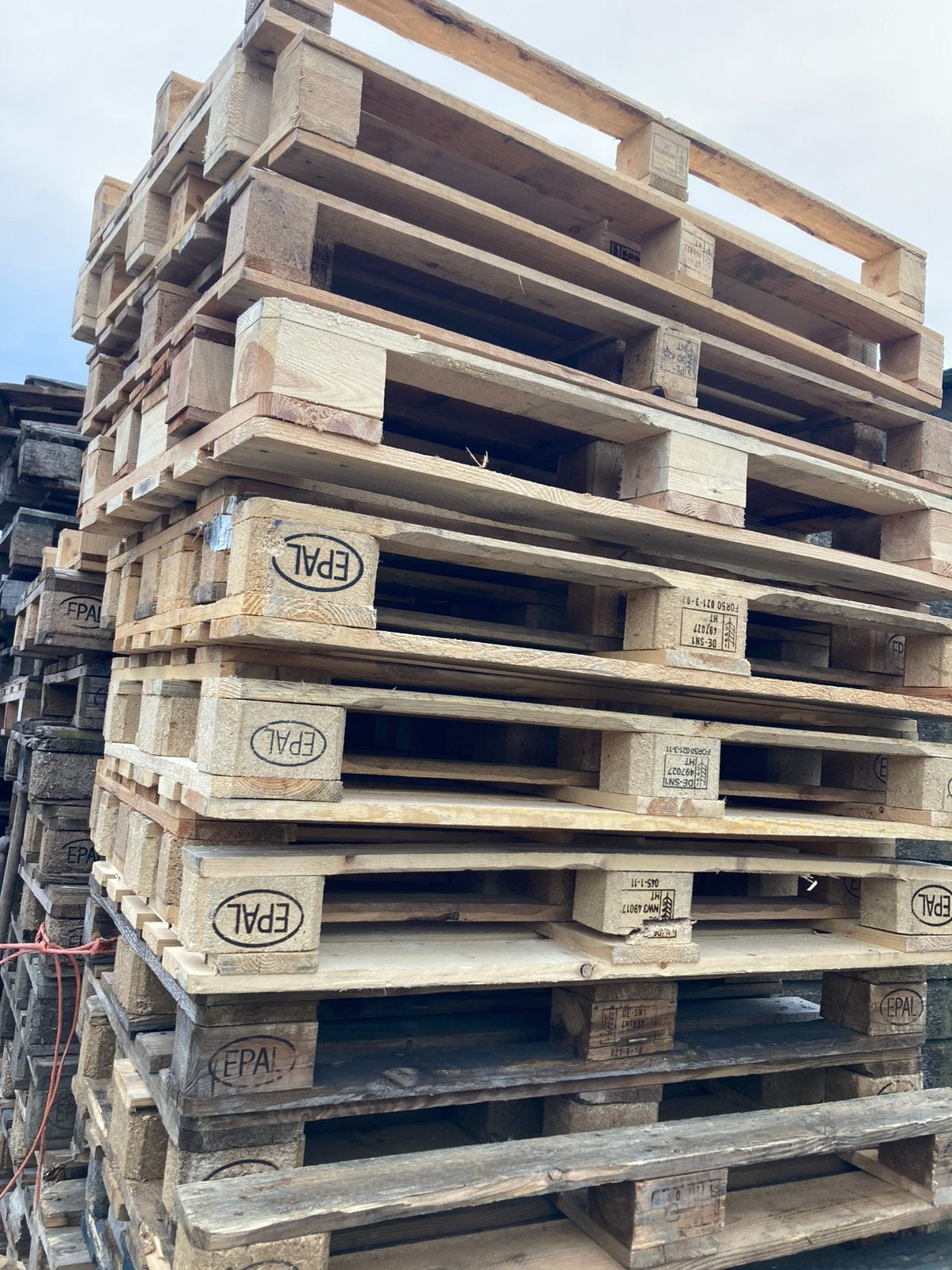 Europallets, Doe-het-zelf en Verbouw, Hout en Planken, Ophalen, Gebruikt, 25 tot 50 mm, Pallet