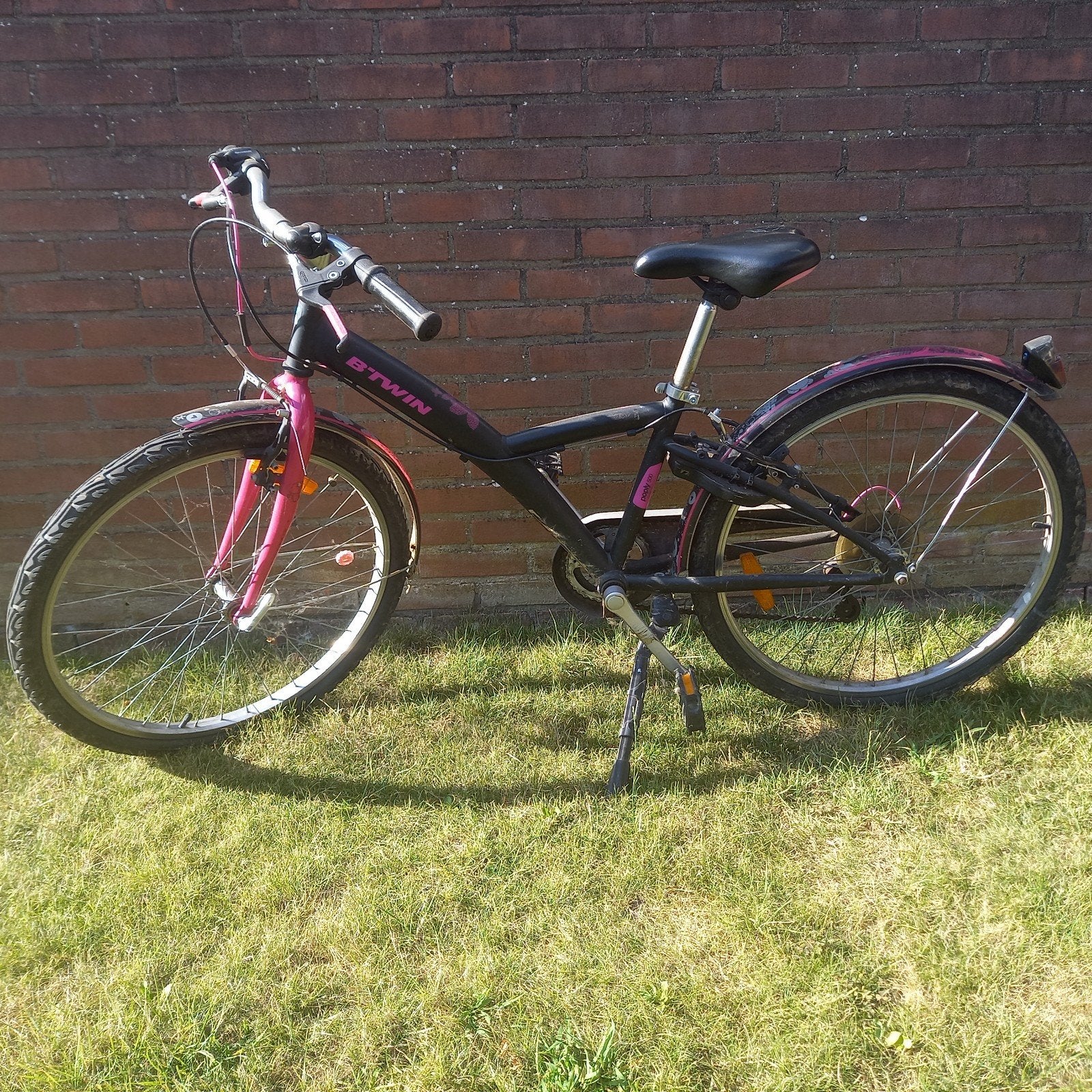 B'Twin kinderfiets 24 inch met 6 versnellingen, Ophalen, Velgrem, Versnellingen, B'Twin