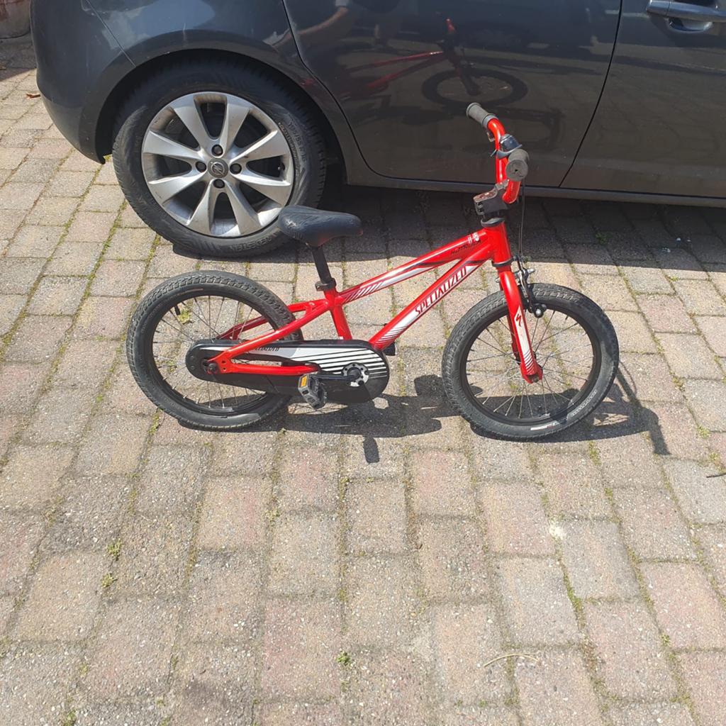 Specialized Hotrock 16 inch kinderfiets - Rood, Fietsen en Brommers, Fietsen | Kinderfietsjes, Velgrem, Ophalen, Specialized, 16 tot 20 inch