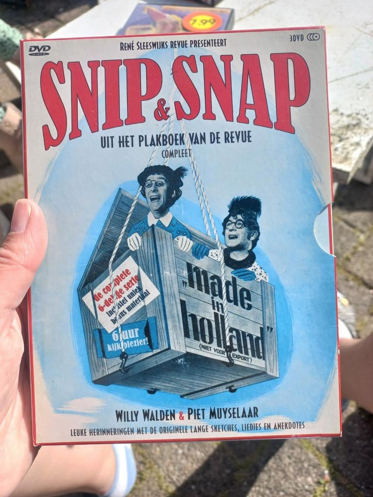 Snip & Snap: Uit het Plakboek van de Revue (3 DVD Boxset), Gebruikt, Alle leeftijden, Boxset, Ophalen of Verzenden