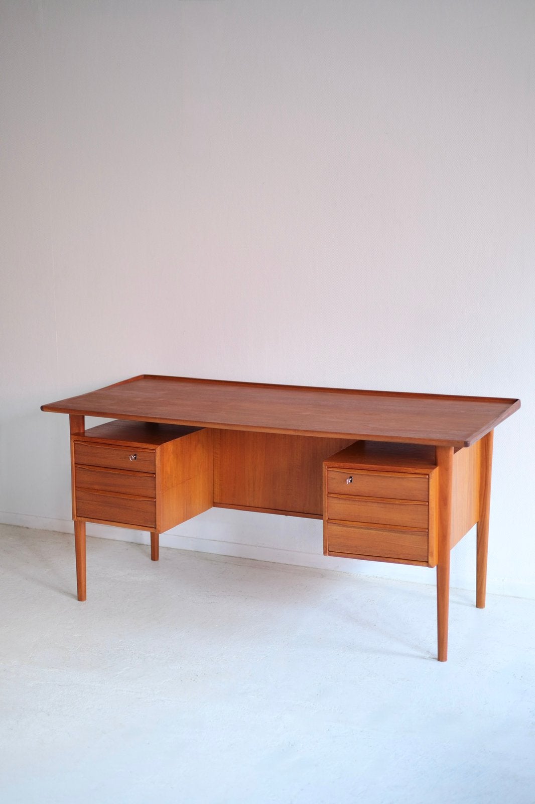 Bureau Peter Lovig Nielsen jaren 60/70 vintage Deens design, Huis en Inrichting, Ophalen, Overige typen, 155 cm, Tijdperk