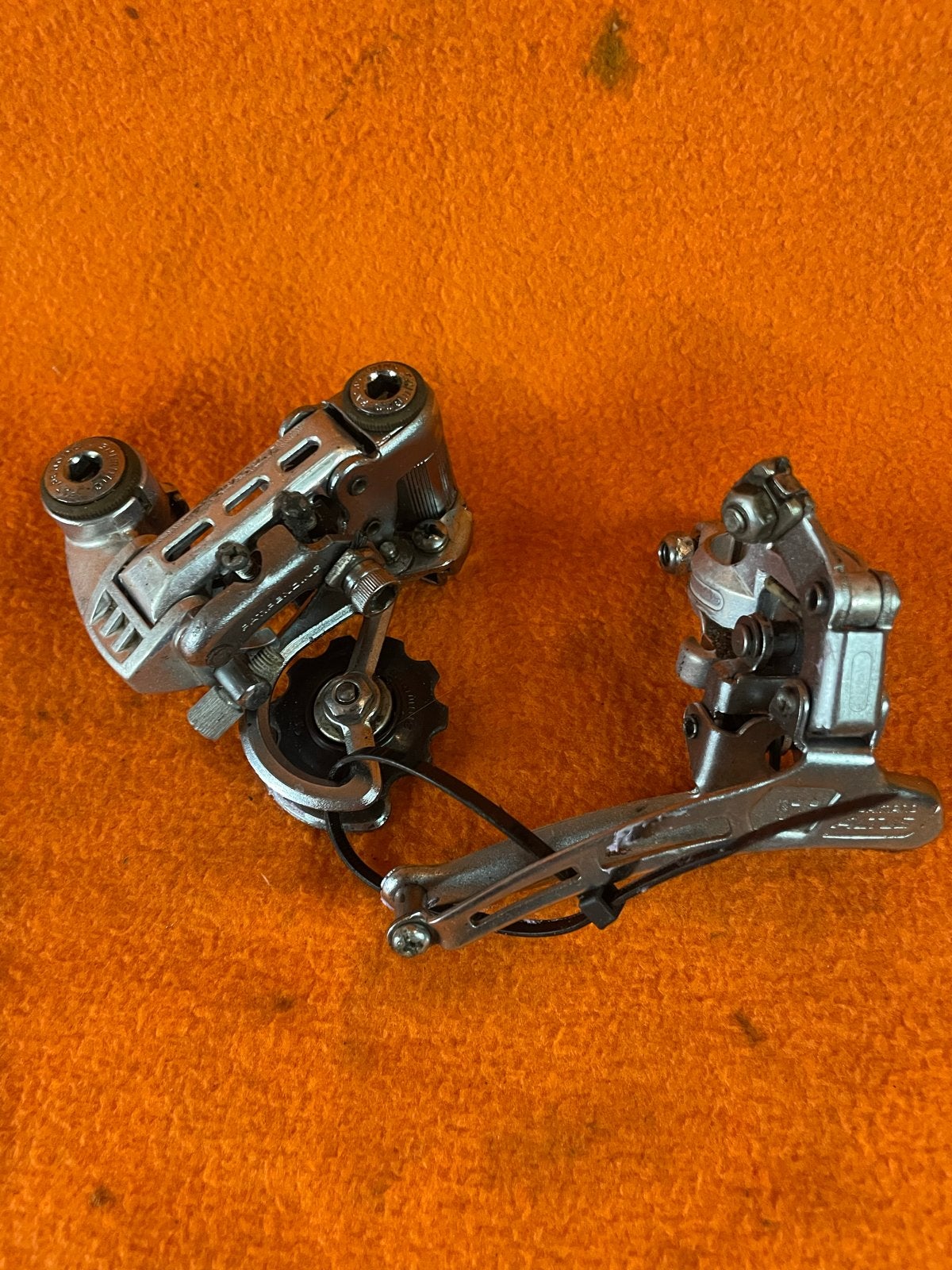 Vintage Shimano Derailleur Set racefiets, Verzenden, Gebruikt
