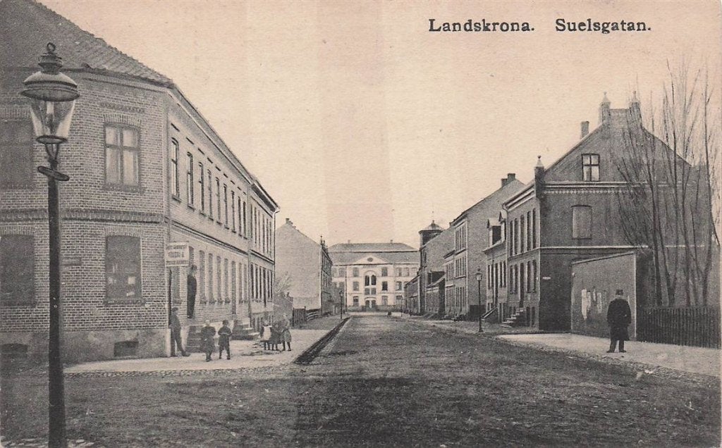 703-177-051 Landskrona Suelsgatan, Ophalen of Verzenden, Voor 1920, Overig Europa