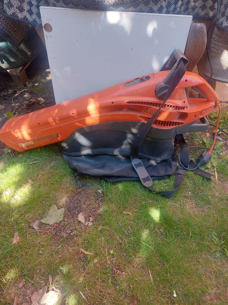 Bladbazer Flymo, Tuin en Terras, Bladblazers, Ophalen, Gebruikt, Met opvangzak, Handgedragen