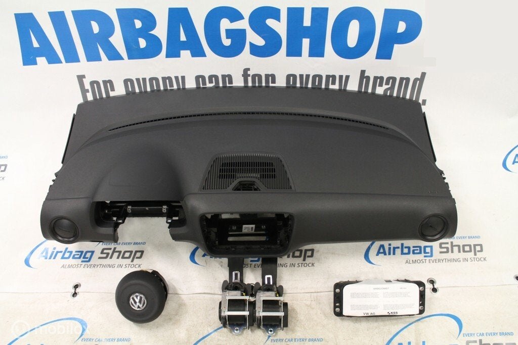 Airbag set - dashboard mat zwart volkswagen up (2012-2016)