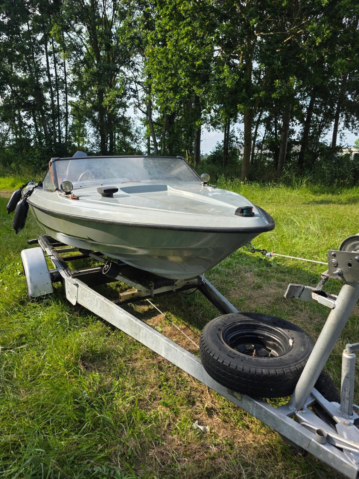 Fletcher speedboot met Yamaha 40pk buitenboordmotor, Watersport en Boten, Ophalen, Overige merken, Gebruikt, Tot 1.00 meter