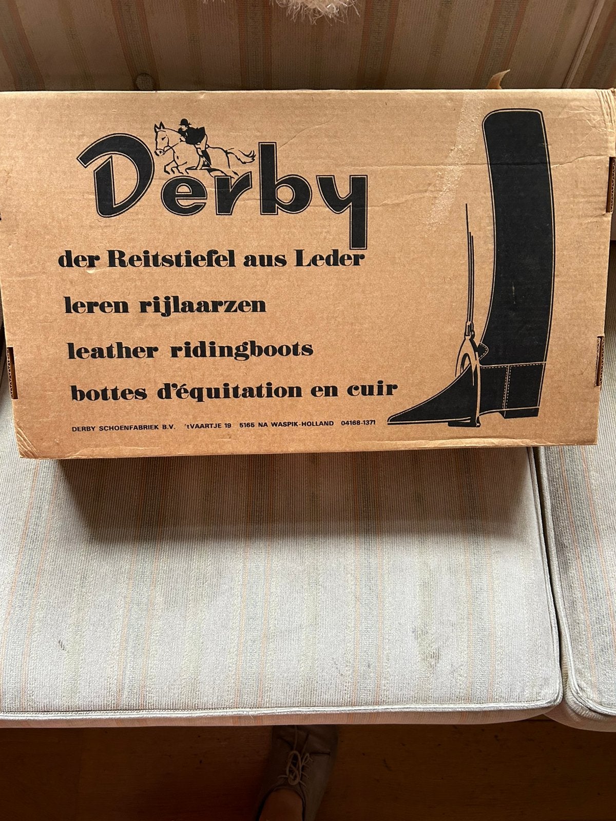 Derby nieuwe leren paardrij laarzen 43, Ophalen of Verzenden, Nieuw, Dressuur, Schoeisel
